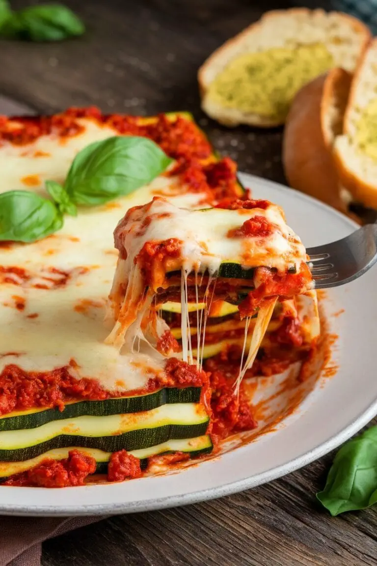 Keto-Friendly Zucchini Lasagna Recipe