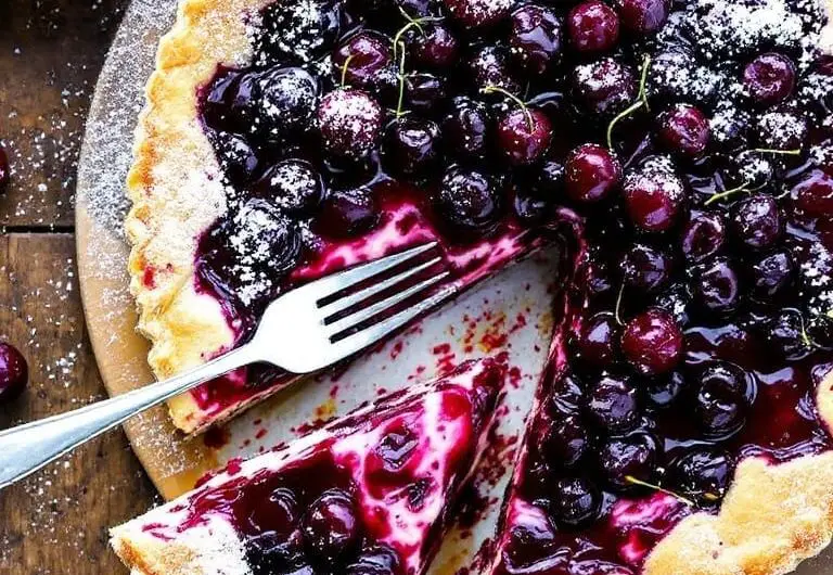 Delicious Vegan Cherry Tart Recipe 8 a simple and tasty vegan cherry tart