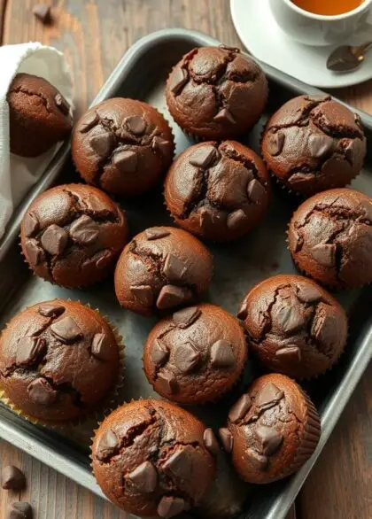 Decadent Chocolate Muffins 14 The20Ultimate20Chocolate20Muffin20Recipe