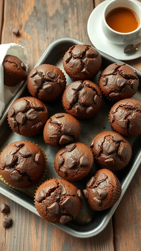 Decadent Chocolate Muffins
