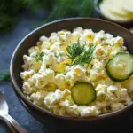 a bowl of dill flavor popcorn