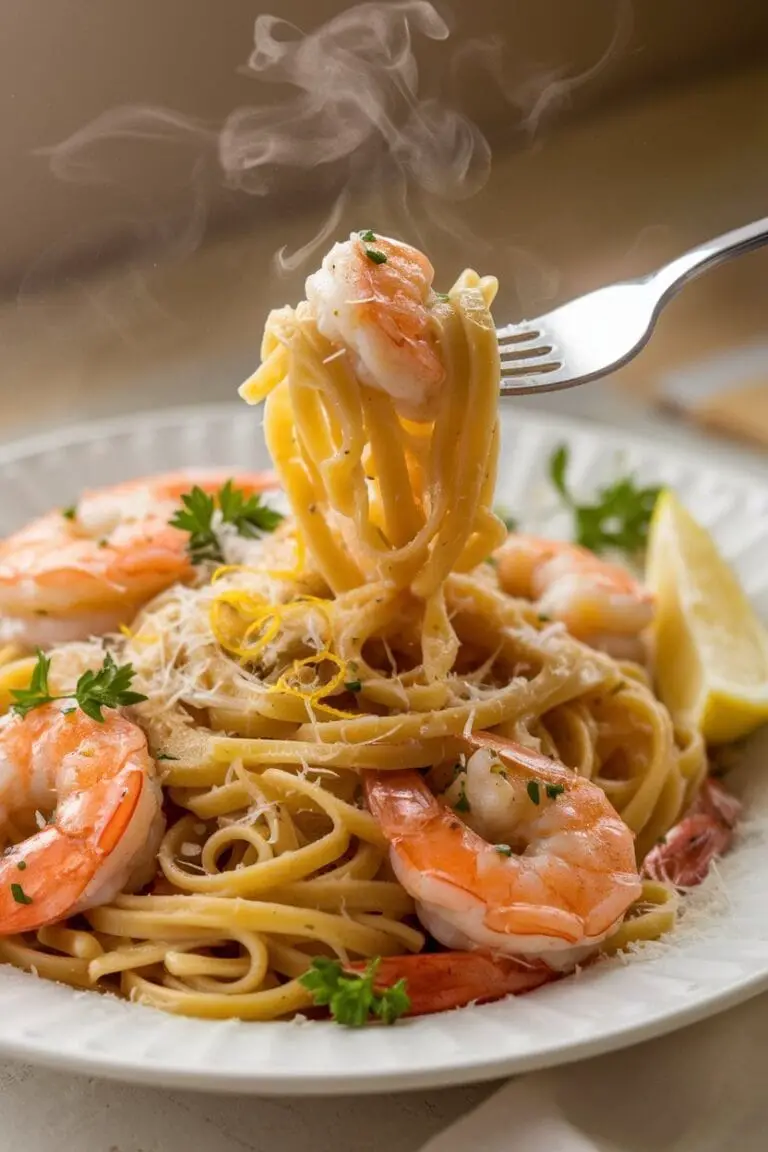 Garlic Butter Shrimp Pasta