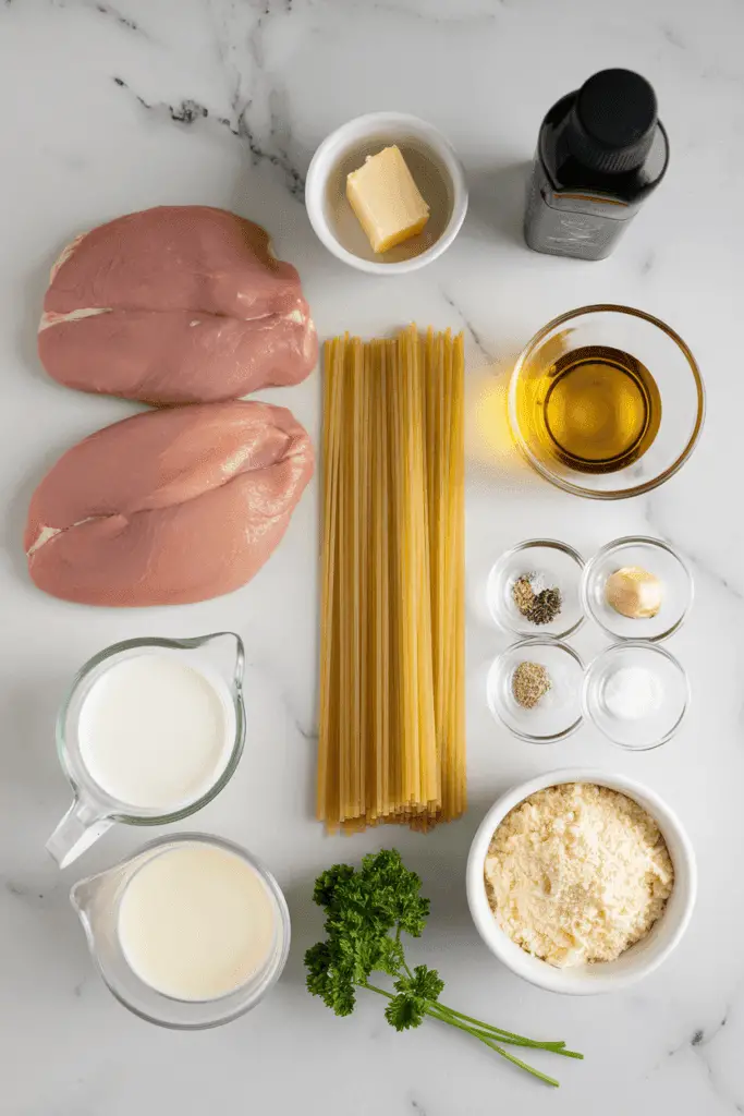 Creamy Chicken Alfredo Pasta 2 alfredo 3
