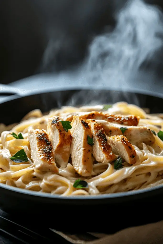 Creamy Chicken Alfredo Pasta 3 alfredo 4