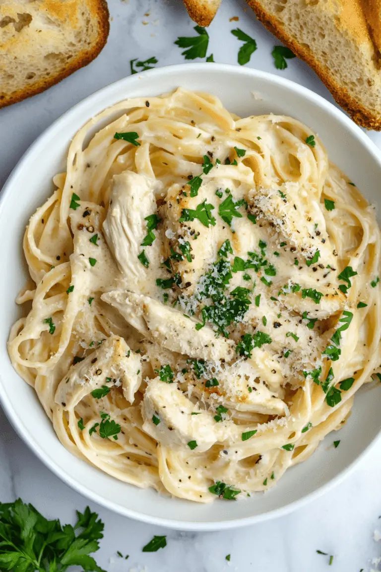 Creamy Chicken Alfredo Pasta