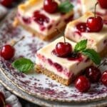 cherry cheesecake bars
