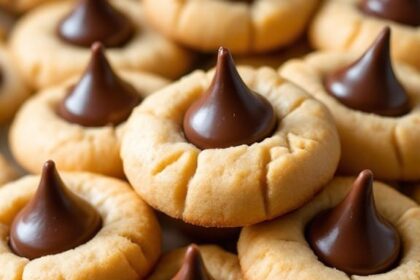 delicious peanut butter blossoms