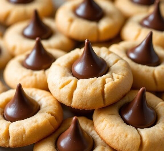 delicious peanut butter blossoms