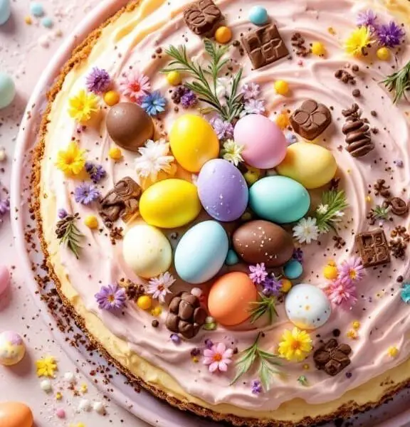 10 Incredible Easter Desserts to Sweeten Your Celebration 1 easter egg cheesecake