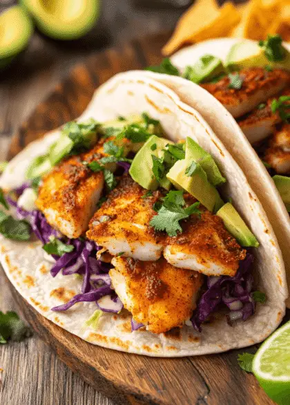 Quick & Easy Air Fryer Fish Tacos 9 fish taos 5