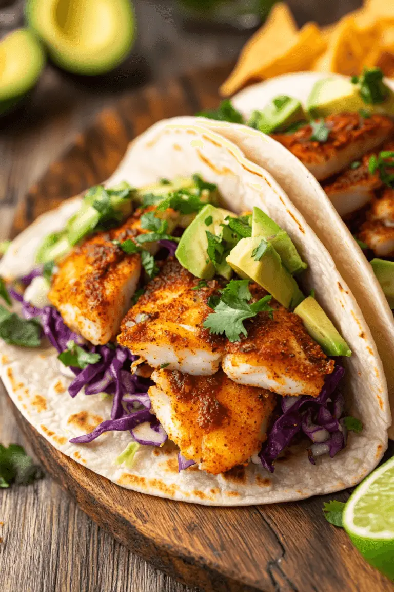 Quick & Easy Air Fryer Fish Tacos