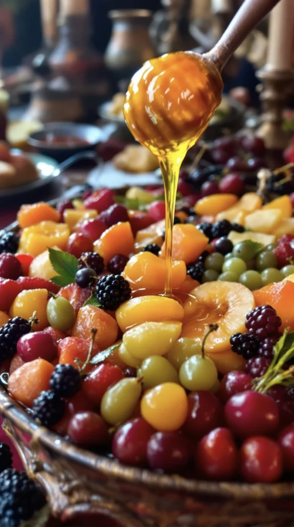 honeyed fruit platter 1