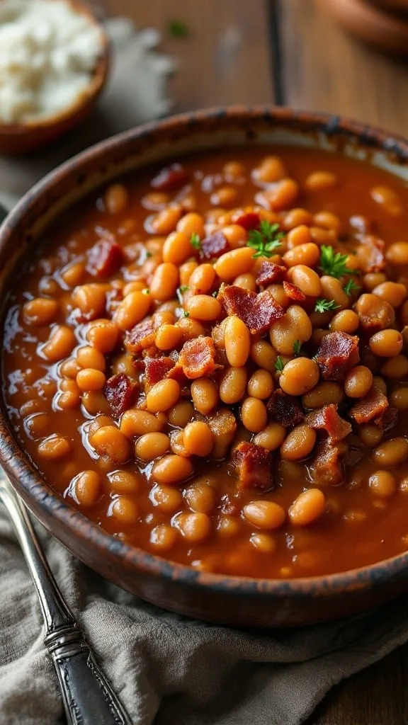 Hearty Homemade Baked Beans