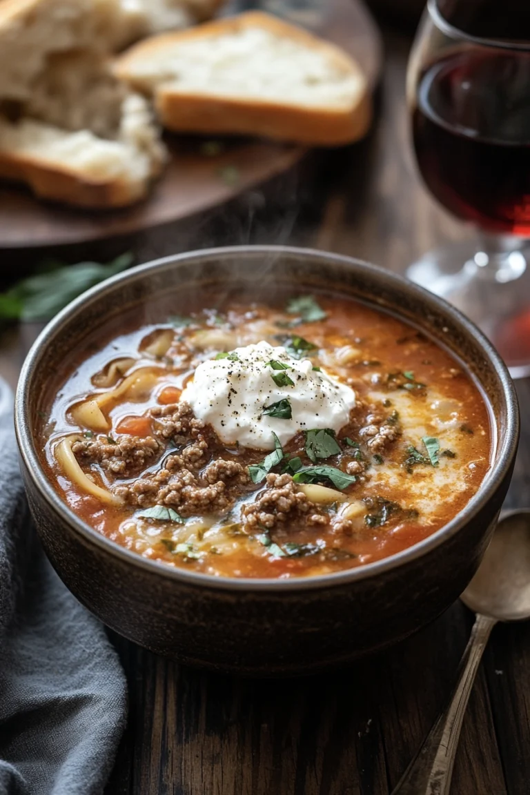 Lasagna Soup: A Comforting, Cheesy, and Hearty One-Pot Meal