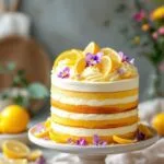 lemon zest layer cake 1