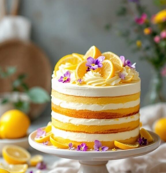 10 Fabulous and Easy Birthday Cakes You Can Make at Home 1 lemon zest layer cake 1