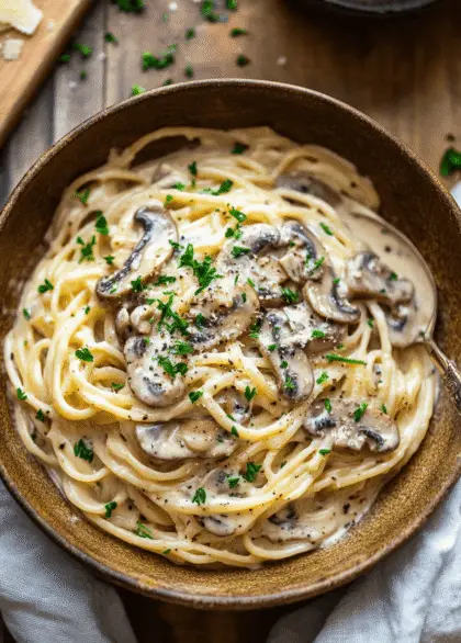 Delicious Creamy Mushroom Pasta Recipe 10 mushroom pasta