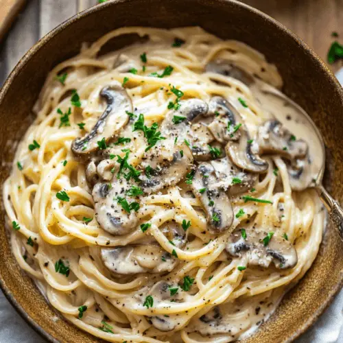 Delicious Creamy Mushroom Pasta Recipe 2 mushroom pasta