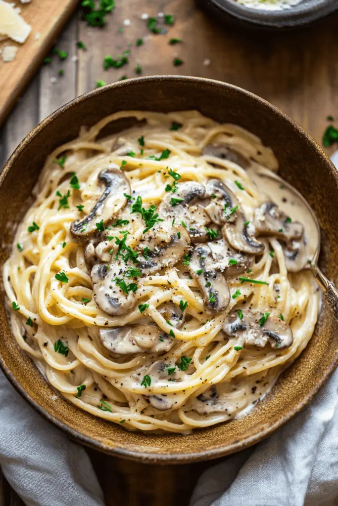 Delicious Creamy Mushroom Pasta Recipe mushroom pasta