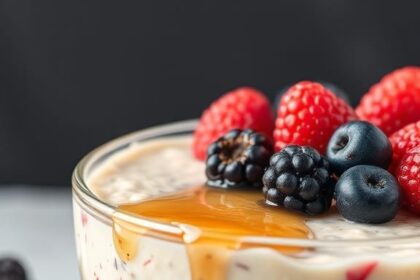20 Quick and Easy Breakfast Ideas for Busy Mornings 23 overnight oats with fresh berries