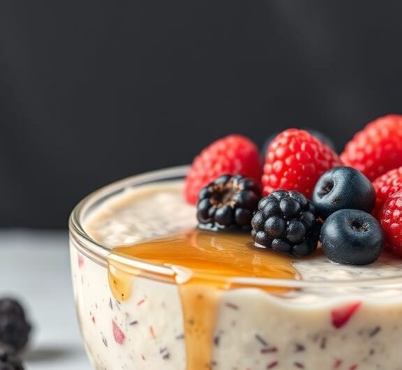 20 Quick and Easy Breakfast Ideas for Busy Mornings 20 overnight oats with fresh berries