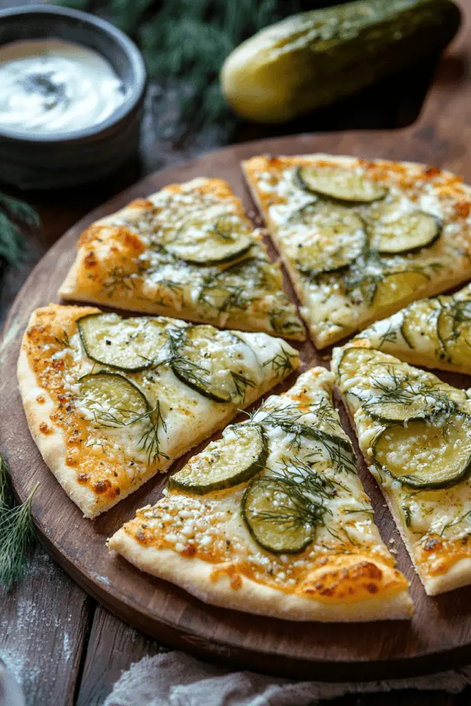 Pickle Pizza: A Tangy, Cheesy, and Unexpectedly Delicious Twist 4 pickle pizza9