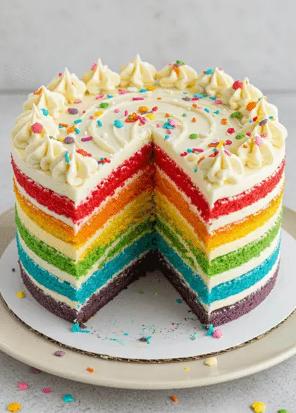 rainbow cake