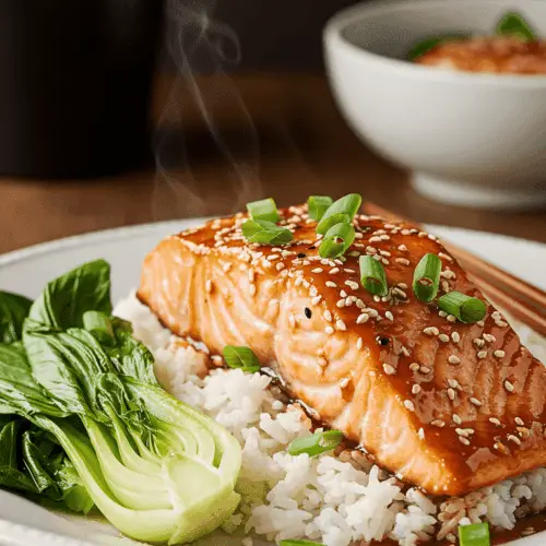 Miso and Honey Glazed Salmon with Toasted Sesame Seeds 3 salmon 11