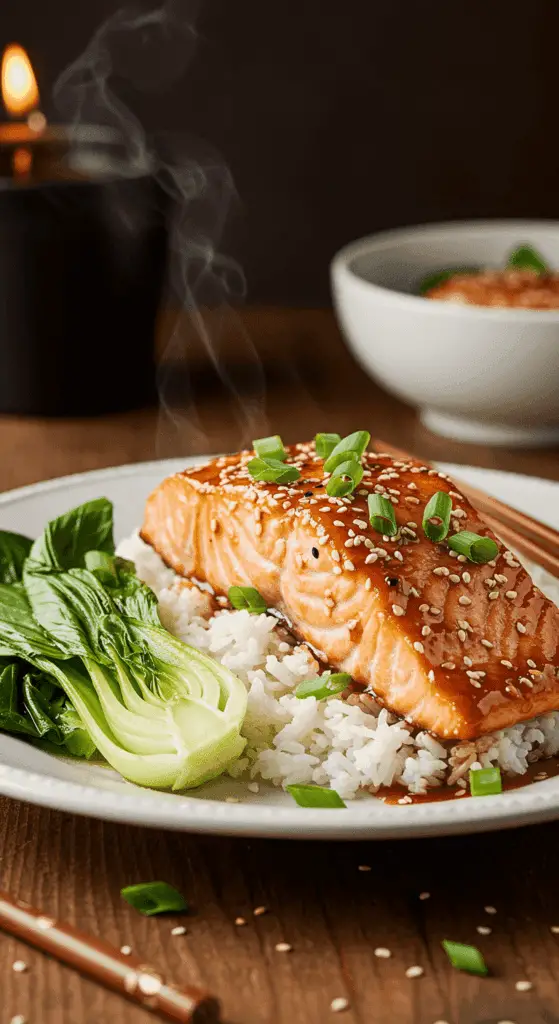Miso and Honey Glazed Salmon with Toasted Sesame Seeds 2 salmon 11