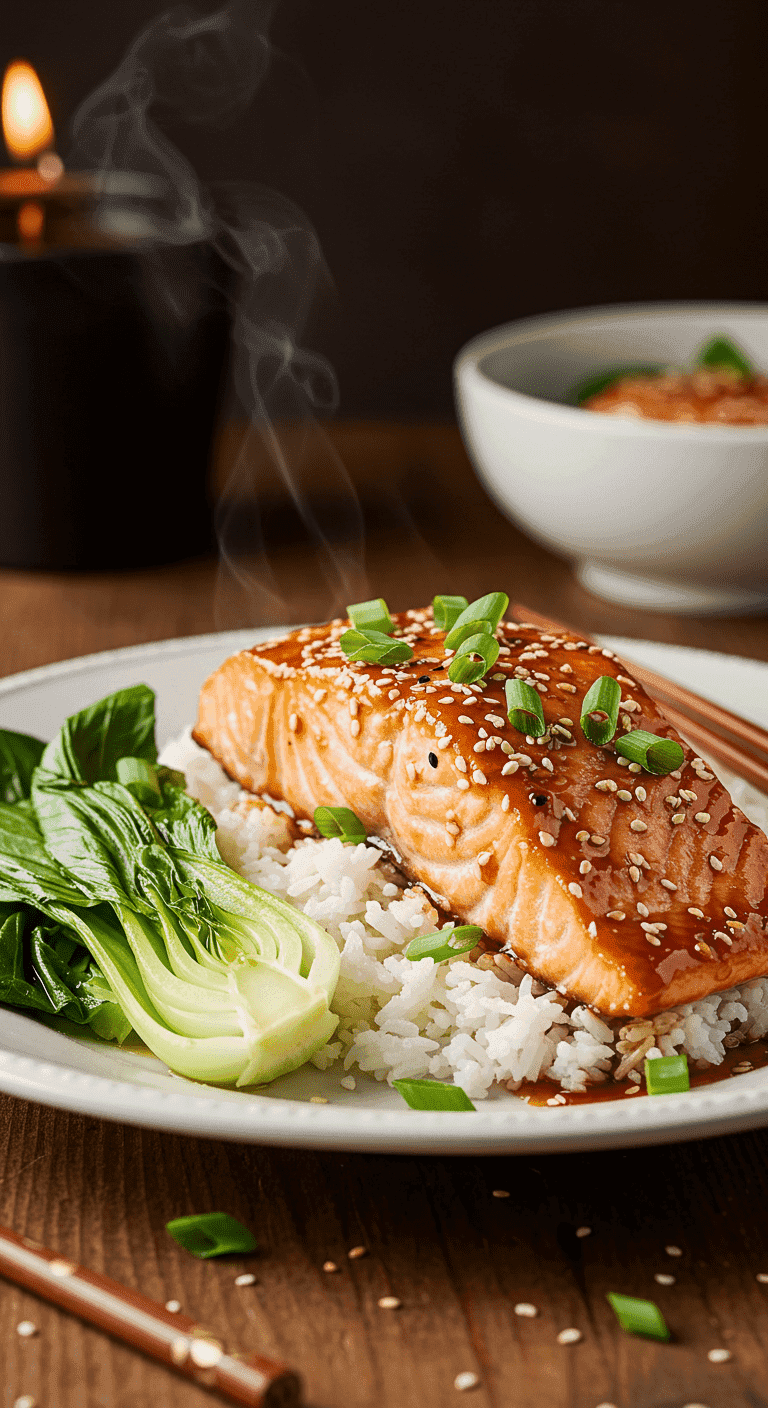 Miso and Honey Glazed Salmon with Toasted Sesame Seeds 2 salmon 11
