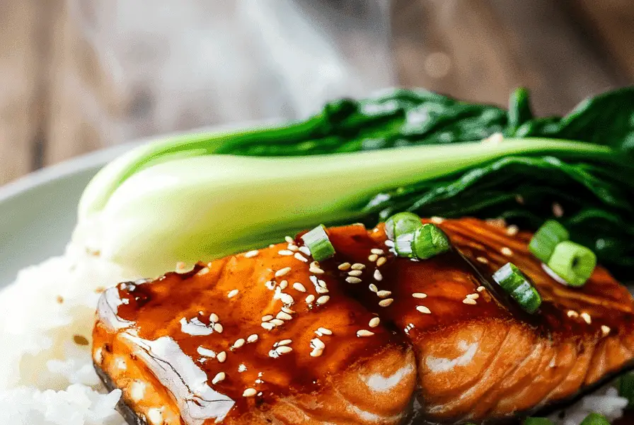Miso and Honey Glazed Salmon with Toasted Sesame Seeds 1 salmon 12