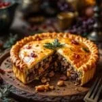 stuffed pies with game meat