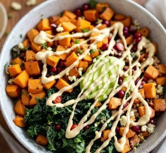 10 Delicious Buddha Bowl Ideas for a Healthy Meal 9 sweet potato and kale buddha bowl 1