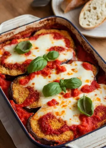 the ultimate comfort food eggplant parmesan
