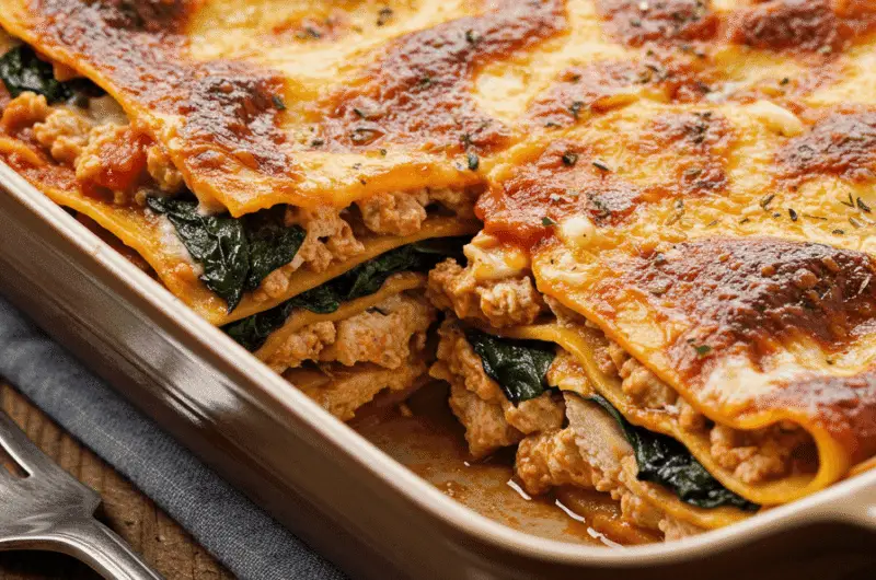 Heart-Healthy Spinach and Turkey Lasagna Recipe 5 turkey lasagne