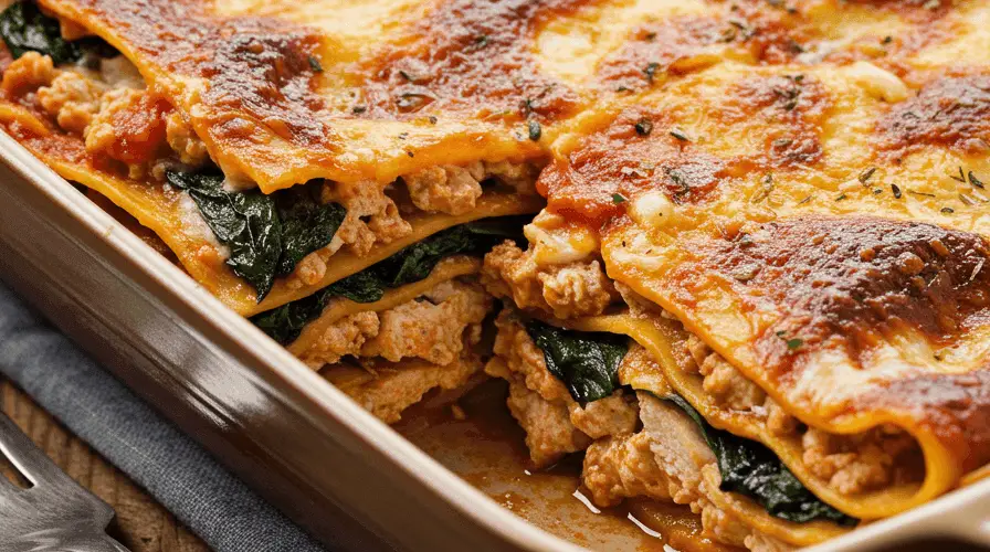 Heart-Healthy Spinach and Turkey Lasagna Recipe 1 turkey lasagne