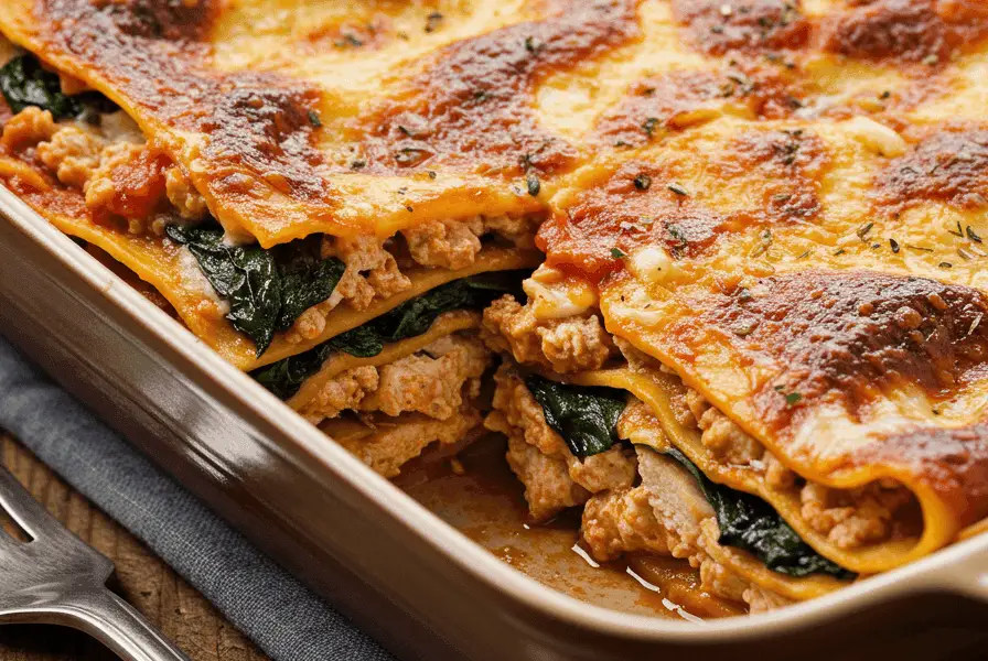Heart-Healthy Spinach and Turkey Lasagna Recipe 1 turkey lasagne