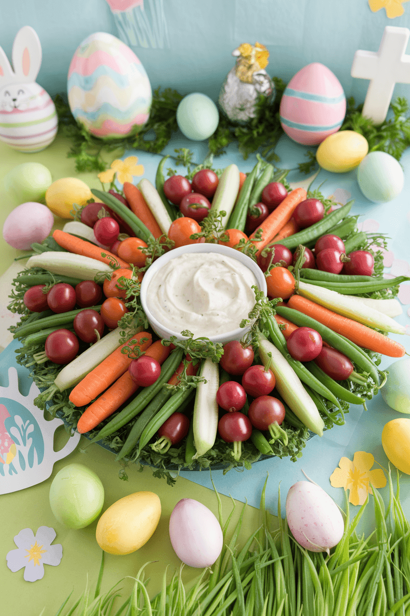 10 Delicious Ideas for Your Easter Family Party 2 a photo of a vibrant platter filled with AfV4yrS4QCW uG1jf206g bTNcUZXMS iTt88gD3kBIg