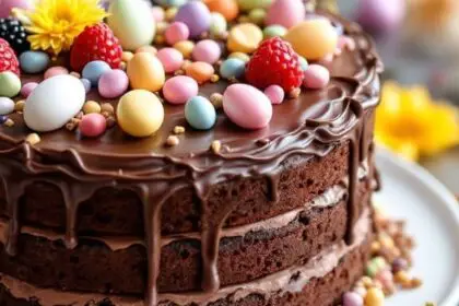 26 Delicious Recipes for an Unforgettable Easter Family Gathering 1 a rich chocolate cake perfect for easter