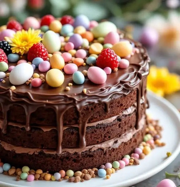 26 Delicious Recipes for an Unforgettable Easter Family Gathering 1 a rich chocolate cake perfect for easter