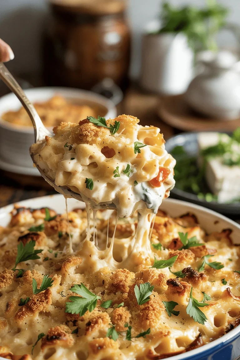 Baked Feta Mac & Cheese with Garlic Butter Breadcrumbs