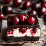 cherry chocolate cheesecake7