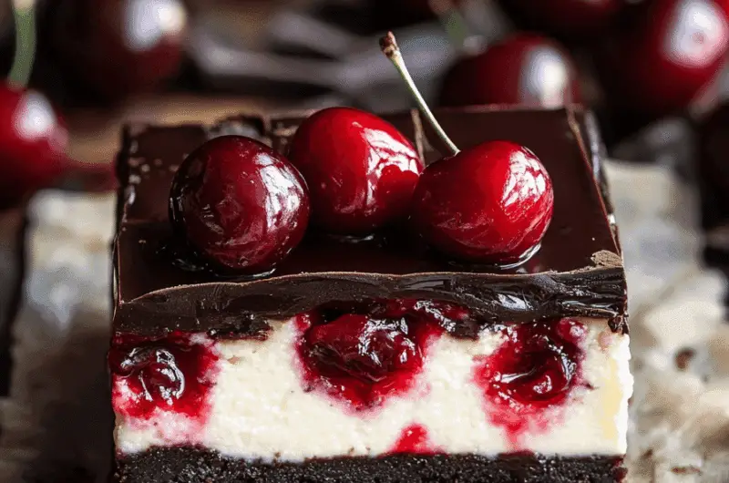 cherry chocolate cheesecake7