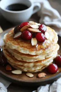 cherry cottage cheese pancakes2