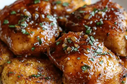 Brown Butter Honey Garlic Chicken with Crispy Polenta Bites 19 chicken polenta 7