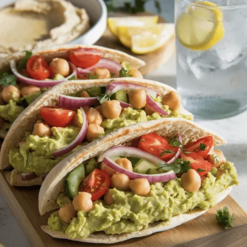 Avocado and Chickpea Salad-Stuffed Pitas 4 chickpea pitta9