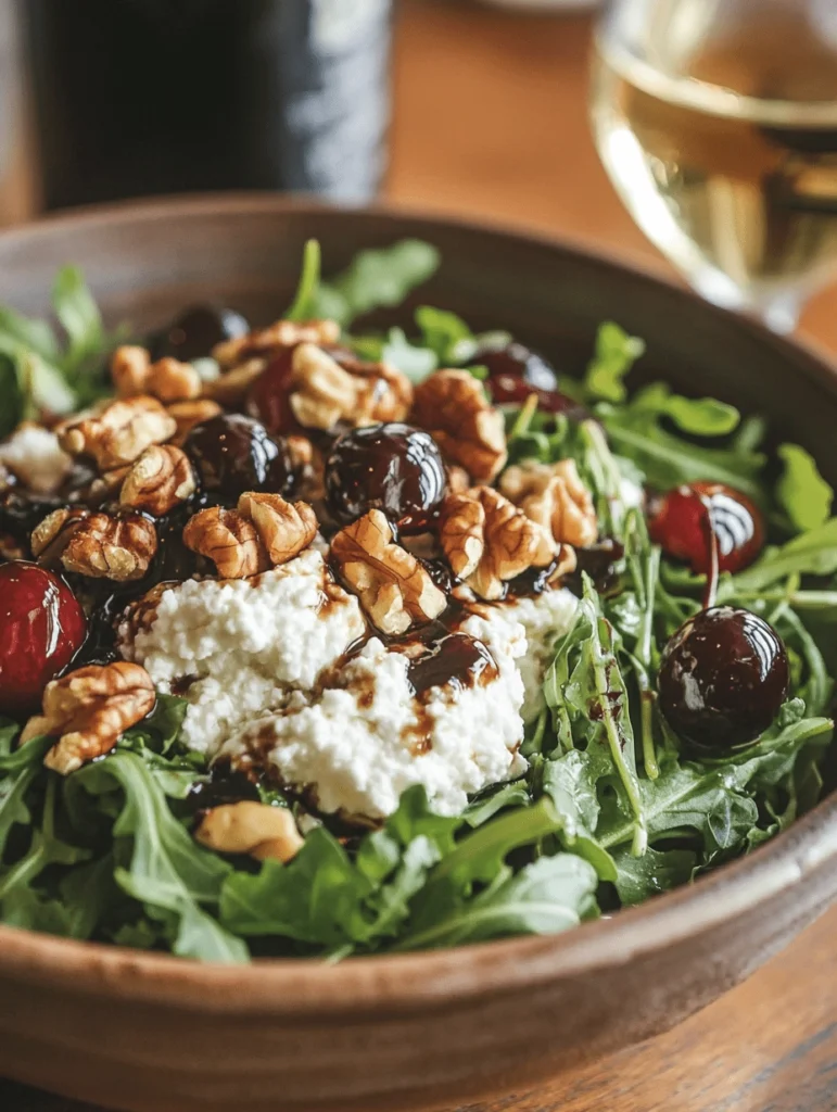 Cottage Cheese & Cherry Balsamic Salad with Walnuts 3 Cottage Cheese & Cherry Balsamic Salad with Walnuts