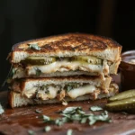 Dill Pickle Chicken Melts 23 dill chicken cheese melt 6