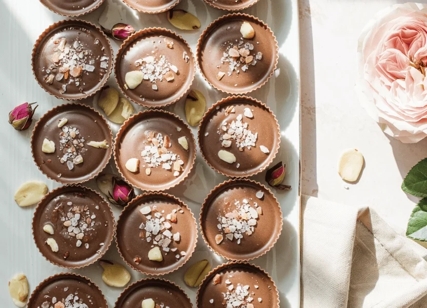 Chocolate Almond Butter Goddess Cups 1 goddess almond butter cup 1