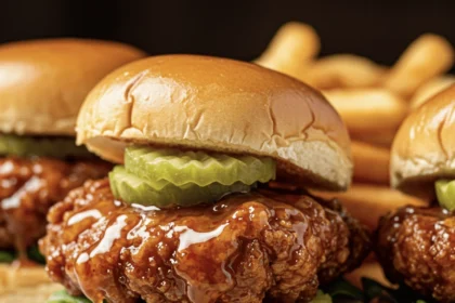 Nashville Hot Honey Butter Chicken Sliders 28 honey chicken slider1